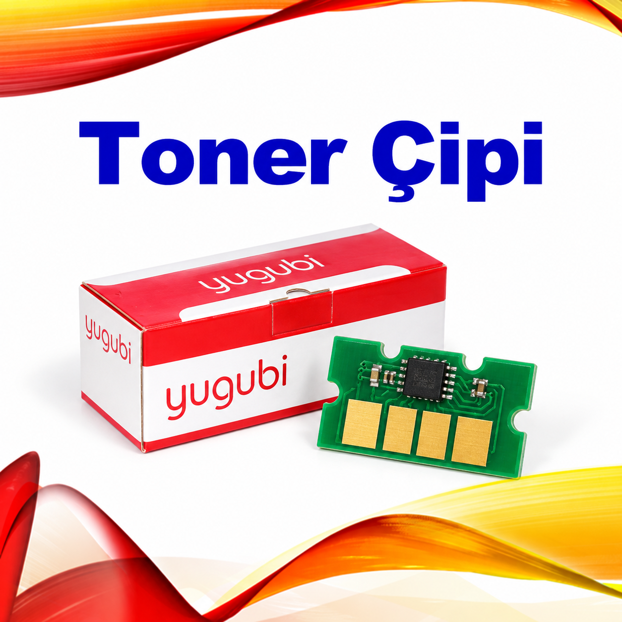Toner çipi kategorisini anlatan temsili YUGUBİ görseli; teklif edilecek parçanın ürün fotoğrafı değildir