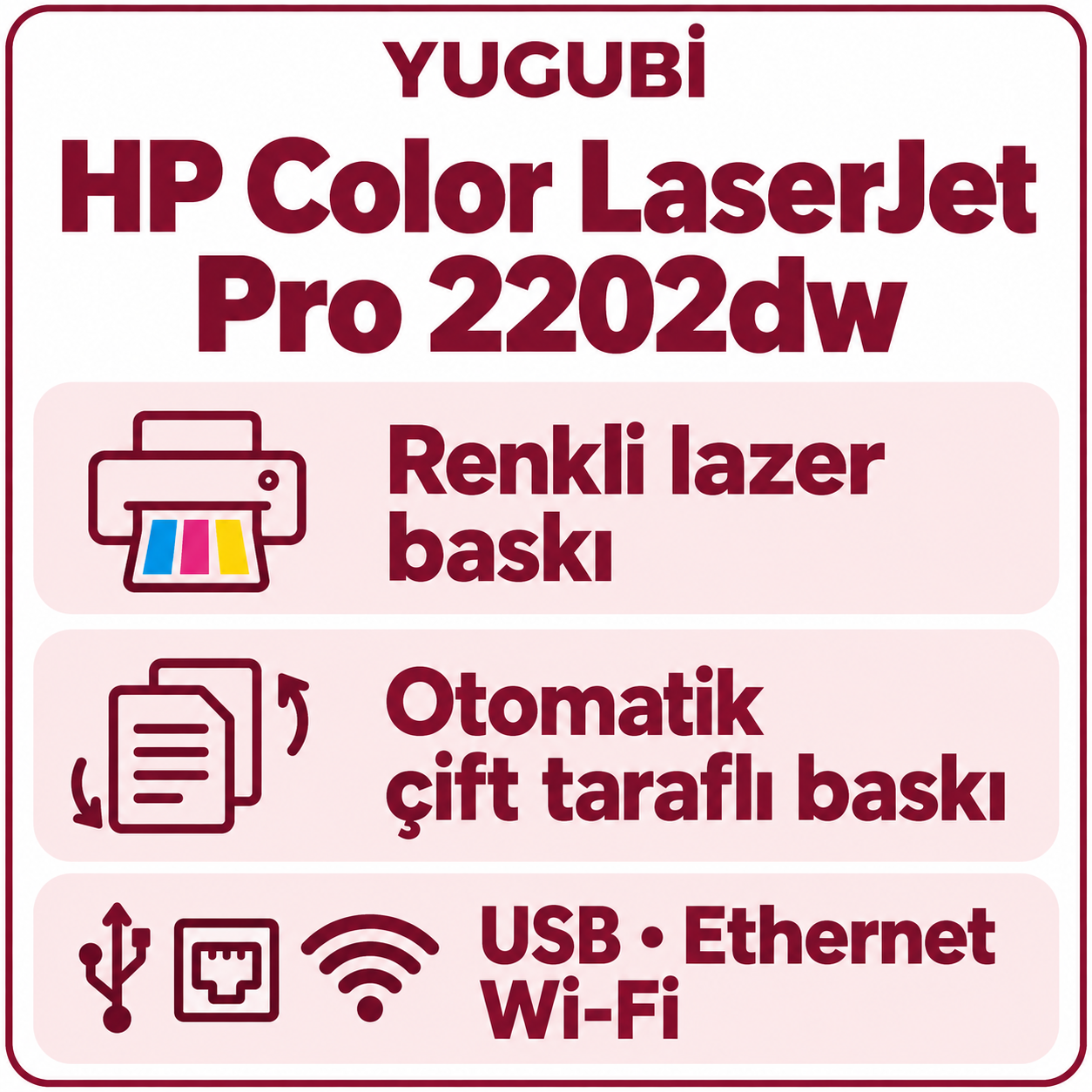 HP 2202dw bilgi kartı