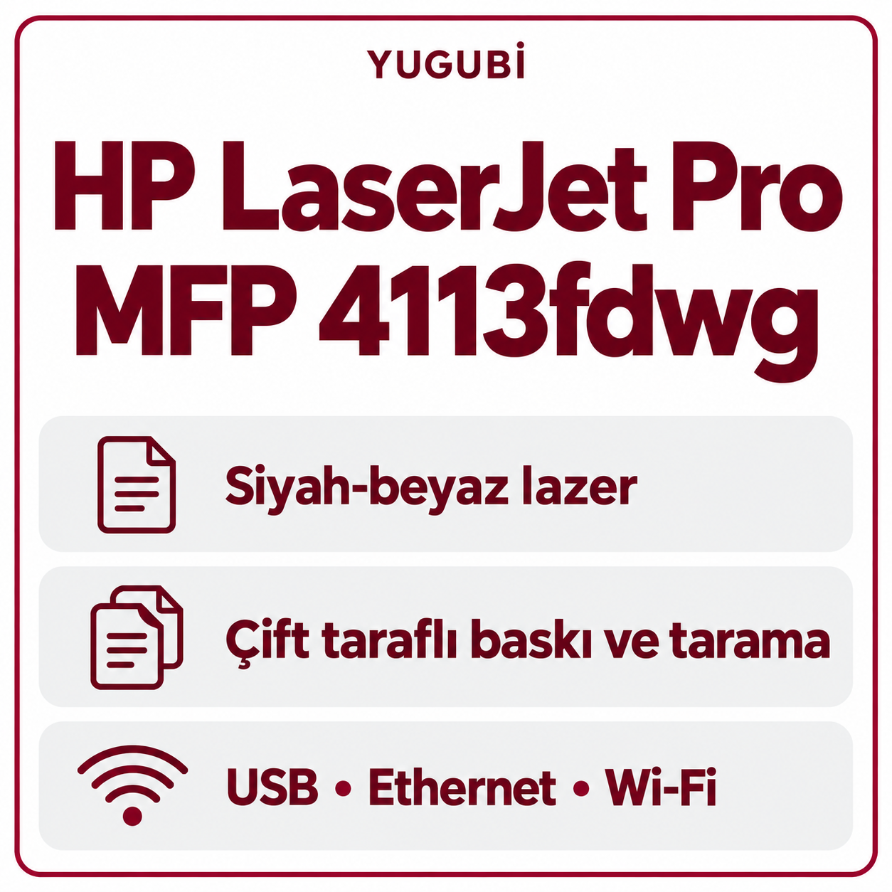 HP LaserJet Pro MFP 4113fdwg Muadil Toneri ve Rehberi