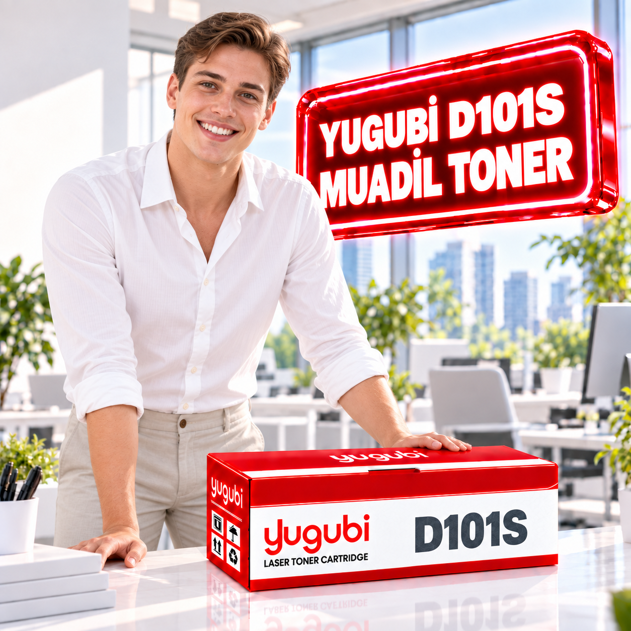 Samsung ML-2160 Uyumlu MLT-D101S Çipli Muadil Toner 1.5K kadınlı ana ürün görseli