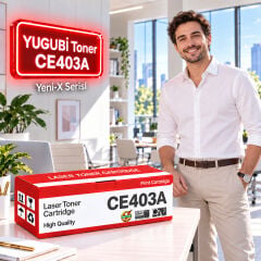Hp Ce403A Kırmızı Muadil Toner 6K