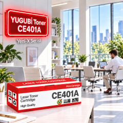 Hp Ce401A Mavi Muadil Toner 6K
