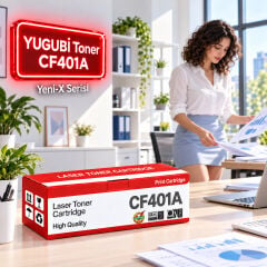 Hp Cf401A Mavi Muadil Toner 1.4K
