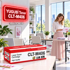 Samsung CLT-M406 Kırmızı Muadil Toner 1K