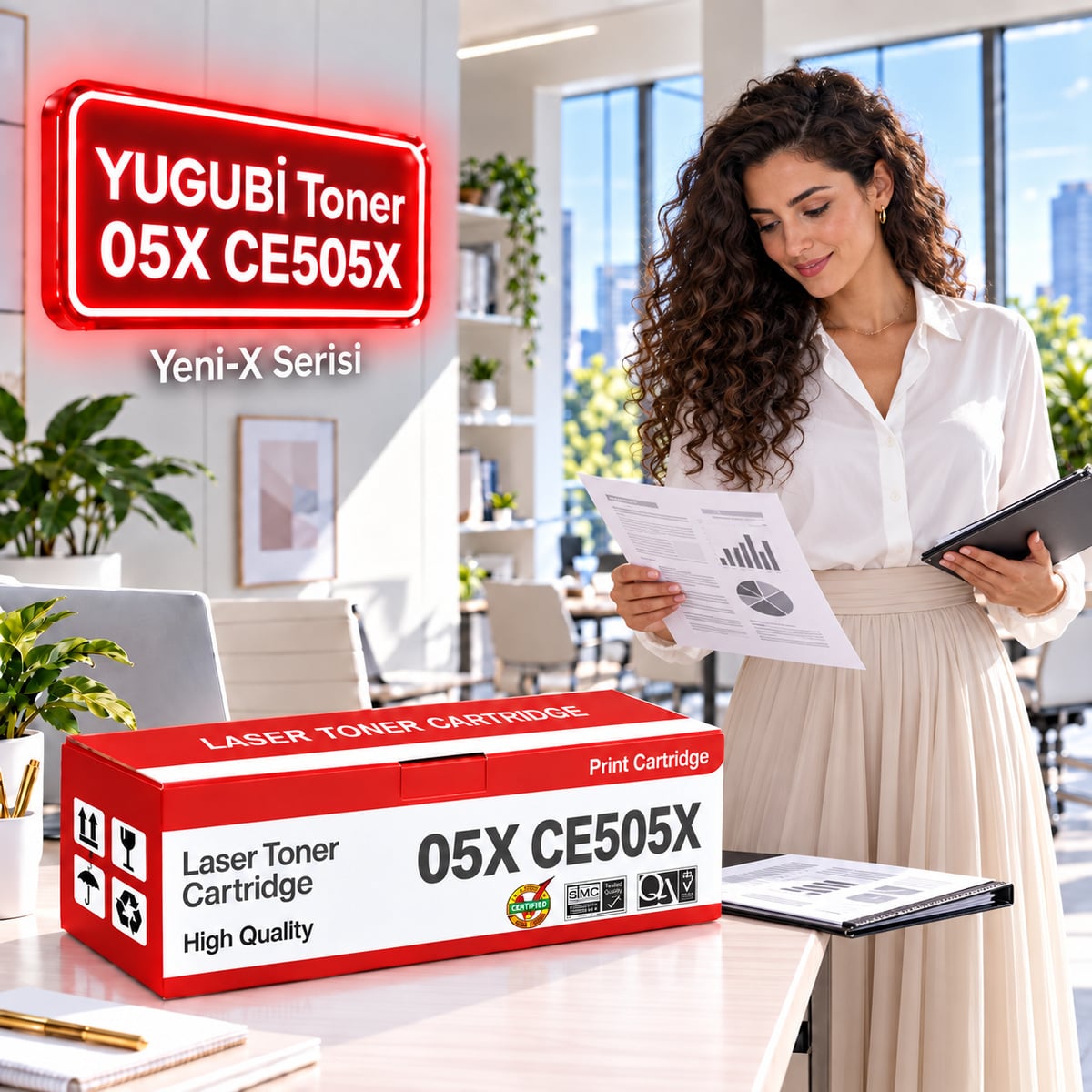 Hp 05X Muadil Toner Ce505X 6.5K