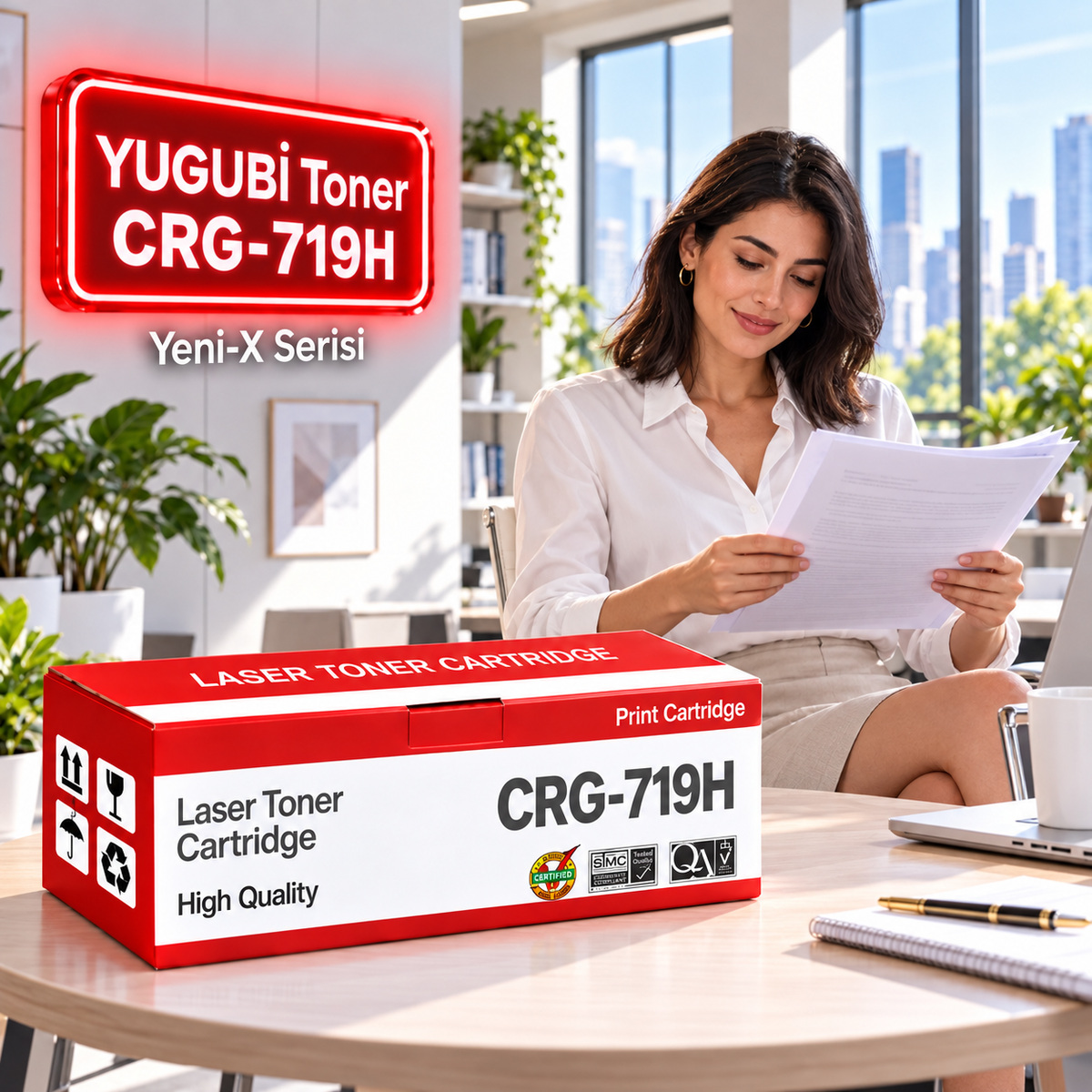 Canon CRG-719H Muadil Toner 6.4K