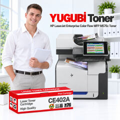 HP LaserJet Enterprise Color Flow MFP M575c CE402A sarı muadil toner