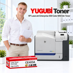 HP LaserJet Enterprise 500 Color M551dn CE403A kırmızı muadil toner