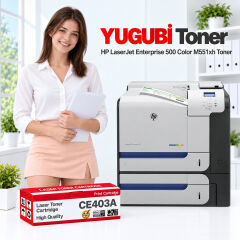 HP LaserJet Enterprise 500 Color M551xh CE403A kırmızı muadil toner