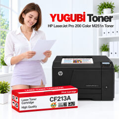 HP LaserJet Pro 200 Color M251n CF213A kırmızı muadil toner