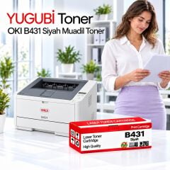 OKI B431 Siyah Muadil Toner 4K
