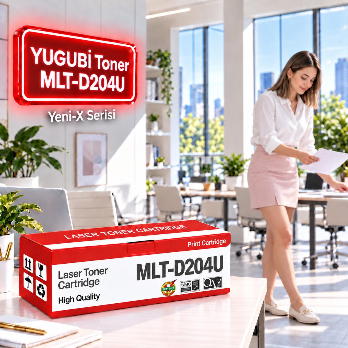 Samsung MLT-D204U Muadil Toner 15K