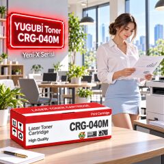 Canon CRG-040M Çipli Kırmızı Muadil Toner 5K