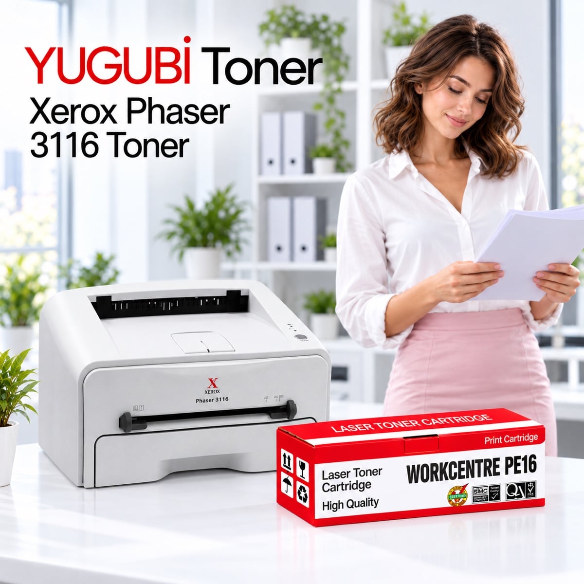 Xerox Phaser 3116 Muadil Toner 3K