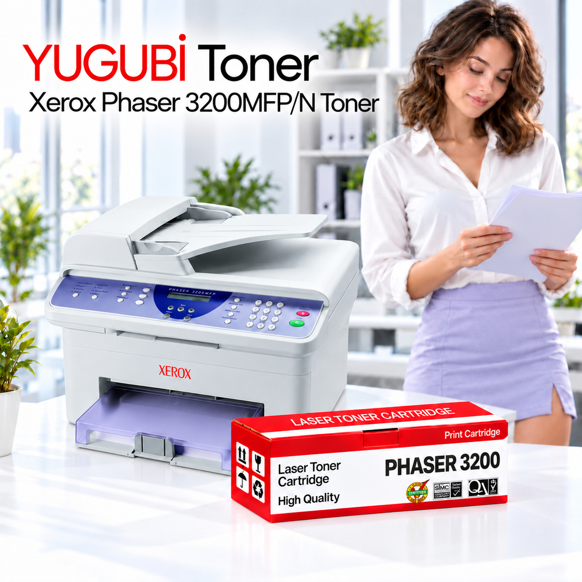 Xerox Phaser 3200MFP/N Muadil Toner 2K