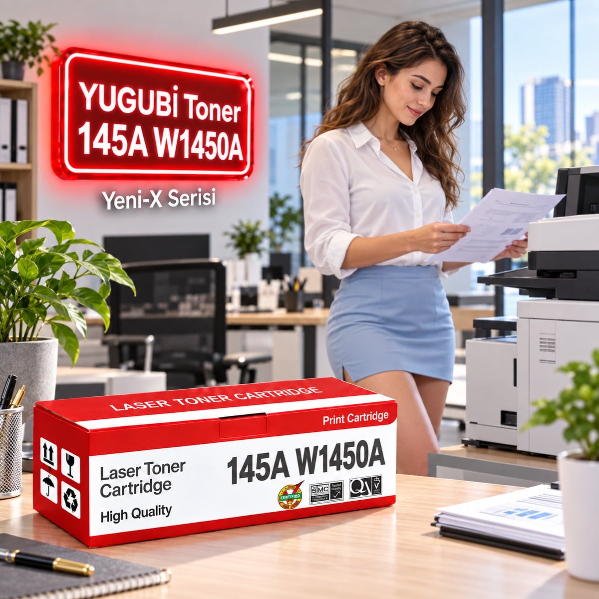 HP 145A W1450A Çipli Muadil Toner 1.7K