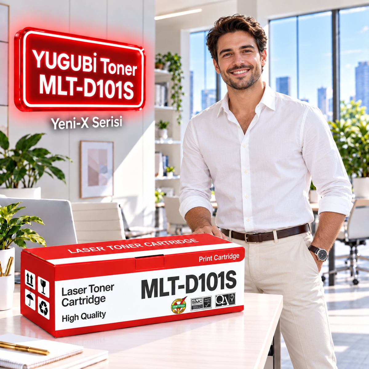Samsung MLT-D101S Çipli Muadil Toner 1.5K