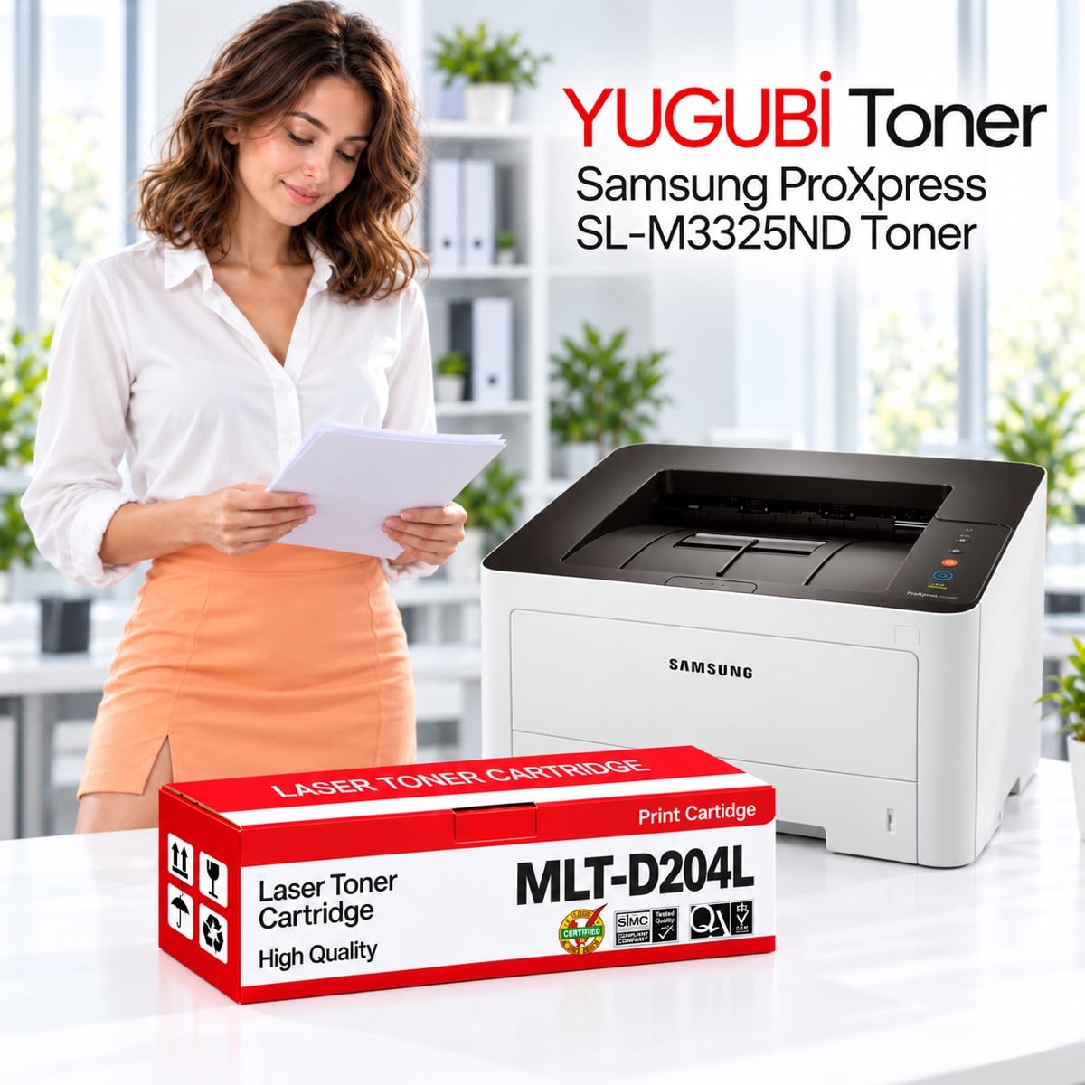 Samsung ProXpress SL-M3325ND MLT-D204L Muadil Toner 5K