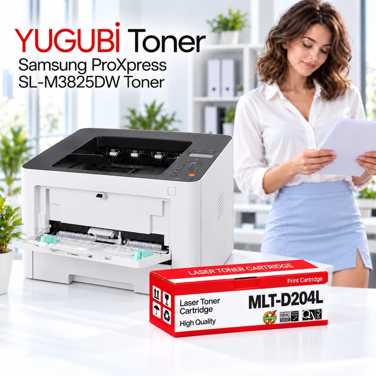 Samsung ProXpress SL-M3825DW MLT-D204L Muadil Toner 5K