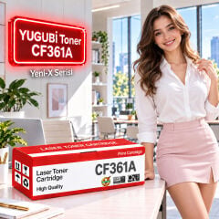 HP CF361A Çipli Mavi Muadil Toner 5K