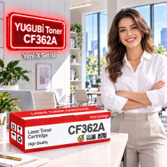 HP CF362A Çipli Sarı Muadil Toner 5K