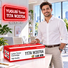 HP 117A W2070A Çipli Siyah Muadil Toner 1K