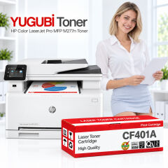 HP Color LaserJet Pro MFP M277n CF401A Mavi Muadil Toner