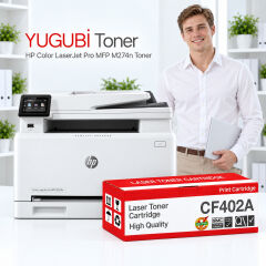HP Color LaserJet Pro MFP M274n CF402A Sarı Muadil Toner