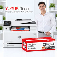 HP Color LaserJet Pro MFP M277n CF402A Sarı Muadil Toner
