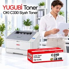 OKI C330 C310 Siyah Muadil Toner 3.5K