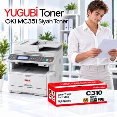 OKI MC351 C310 Siyah Muadil Toner 3.5K