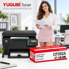 HP Color LaserJet Pro MFP M176n CF352A Sarı Muadil Toner