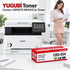 Canon i-SENSYS MF641Cw yazıcı ve CRG-054 muadil toner kutusu – YUGUBİ Toner