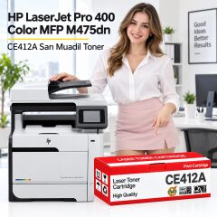 HP LaserJet Pro 400 Color MFP M475dn CE412A Sarı Muadil Toner 2.8K