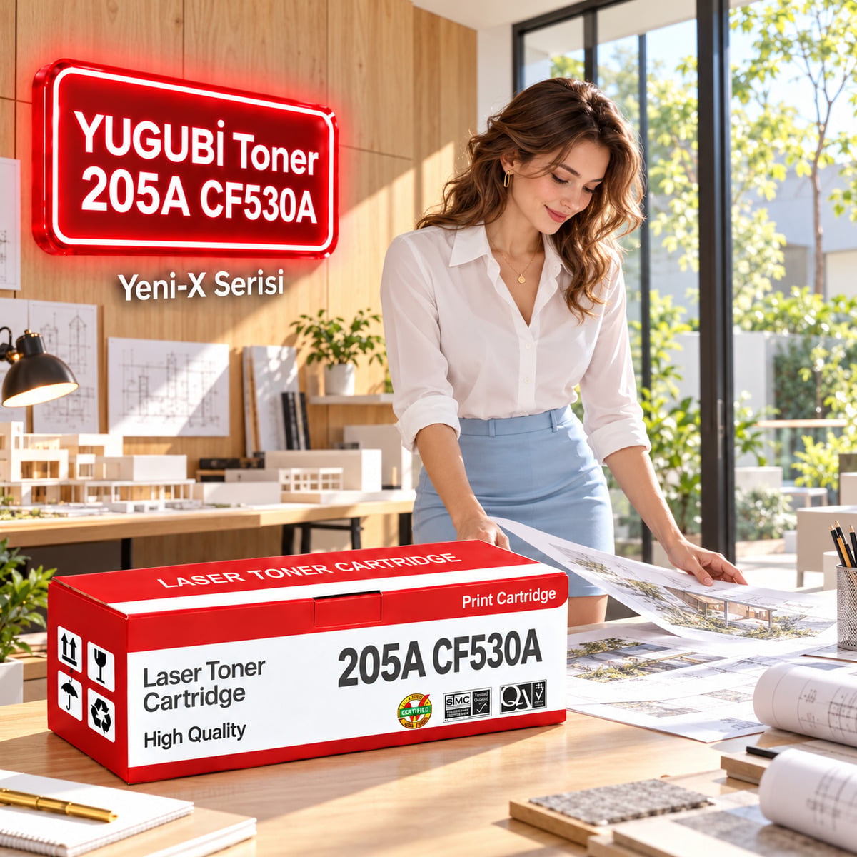 HP 205A CF530A Siyah Muadil Toner 1.1K