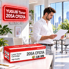 HP 205A CF531A Mavi Muadil Toner 0.9K