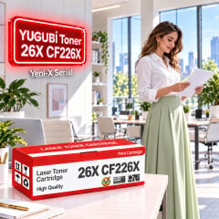 HP 26X CF226X Muadil Toner 9K