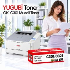 OKI C301 Muadil Toner