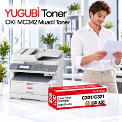 OKI MC342 Muadil Toner