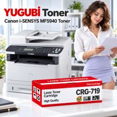 Canon i-SENSYS MF5940 CRG-719 Siyah Muadil Toner 2.1K