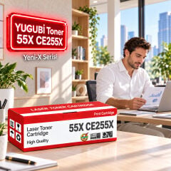 HP 55X CE255X Muadil Toner 12.5K