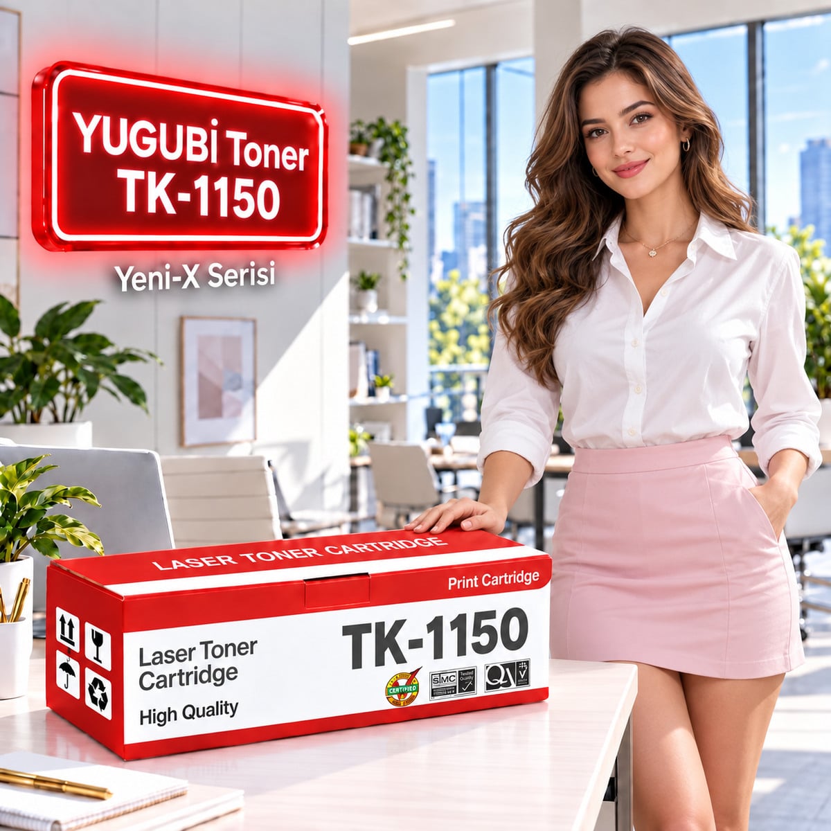 Kyocera TK-1150 Çipli Muadil Toner 3K