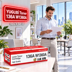 HP 136A W1360A Çipli Muadil Toner 1.1K