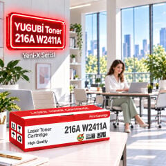 HP 216A W2411A Çipli Mavi Muadil Toner 0.9K
