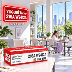 HP 216A W2412A Çipli Sarı Muadil Toner 0.9K
