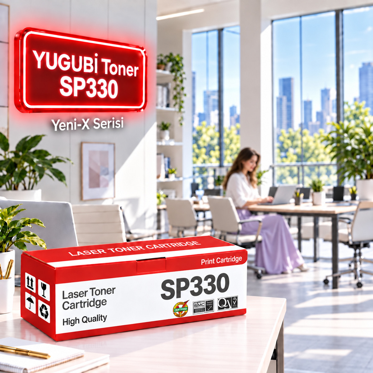 Ricoh SP330 Muadil Toner 7K