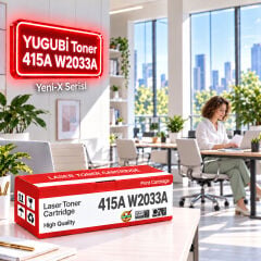 HP 415A W2033A Çipli Kırmızı Muadil Toner 2.1K
