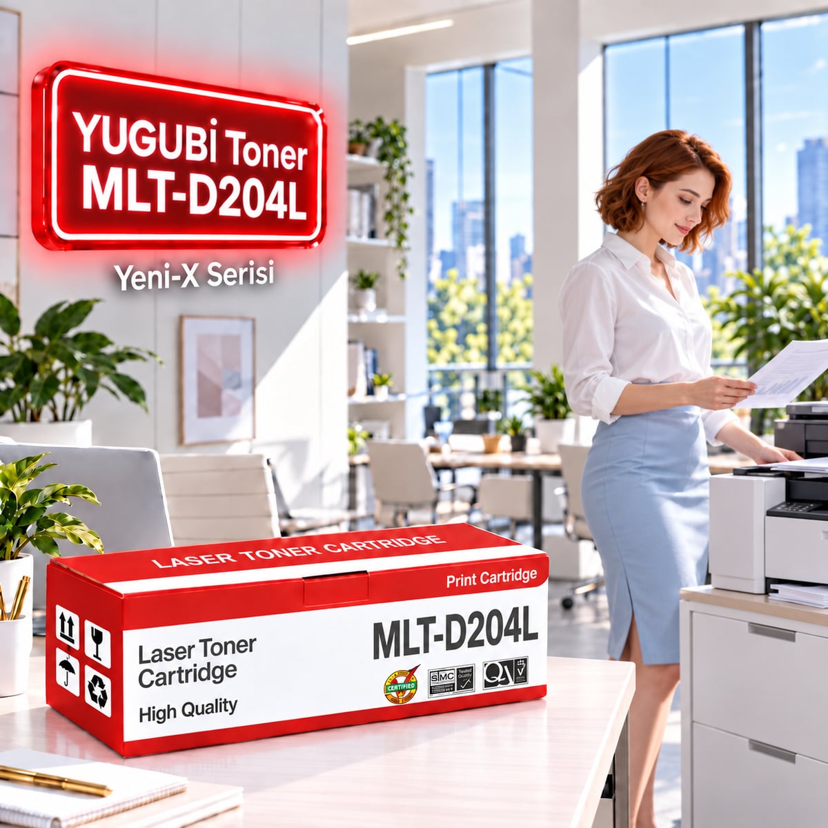 Samsung MLT-D204L Muadil Toner 5K