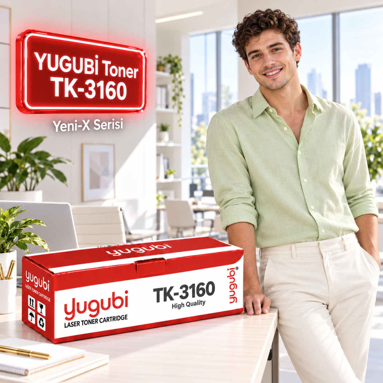 Kyocera TK-3160 Muadil Toner 12.5K