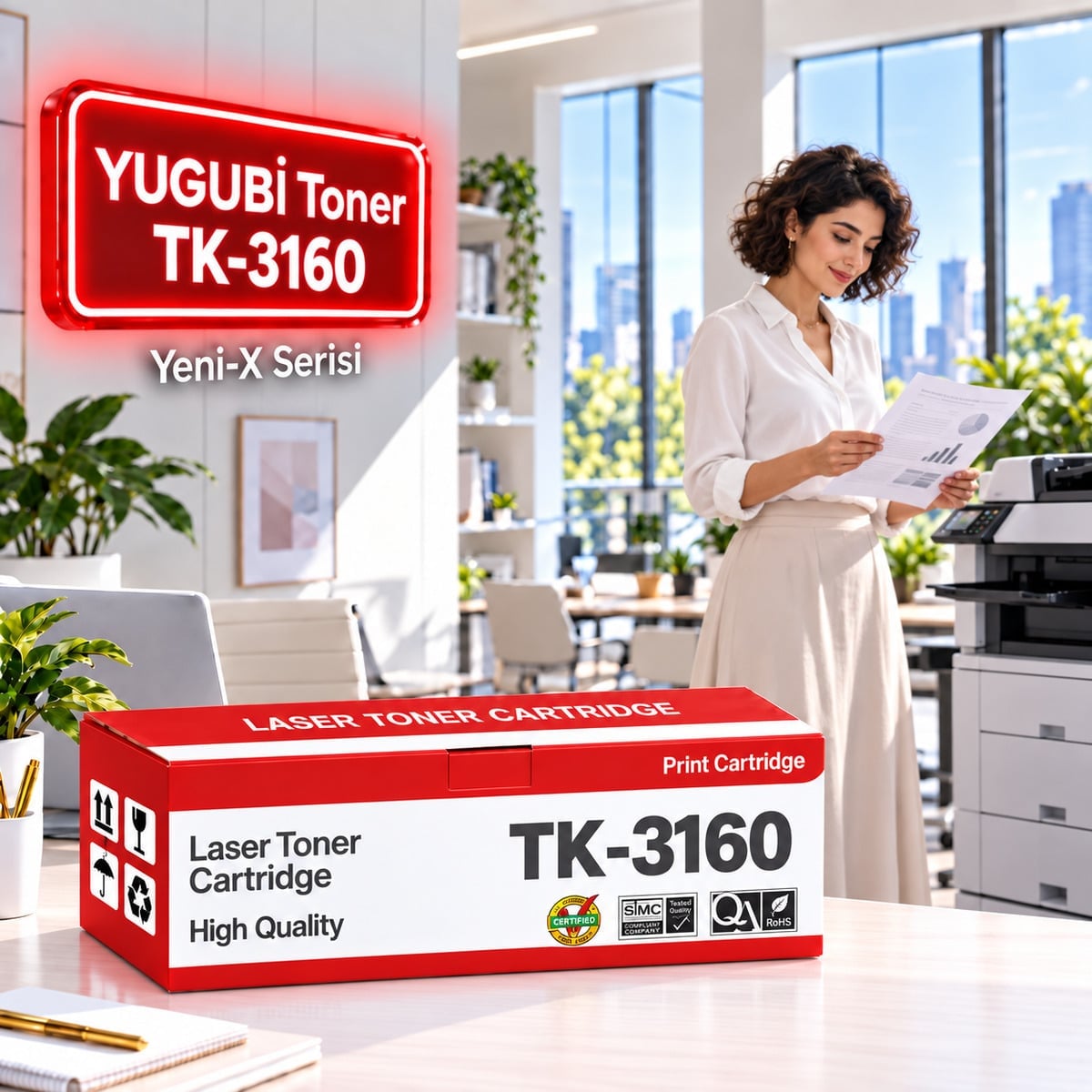 Kyocera TK-3160 Muadil Toner 12.5K